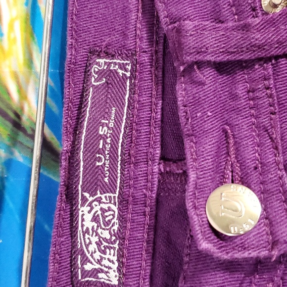 U 51 authenticate denim skinny stretch women's size 3/4 - Picture 4 of 5